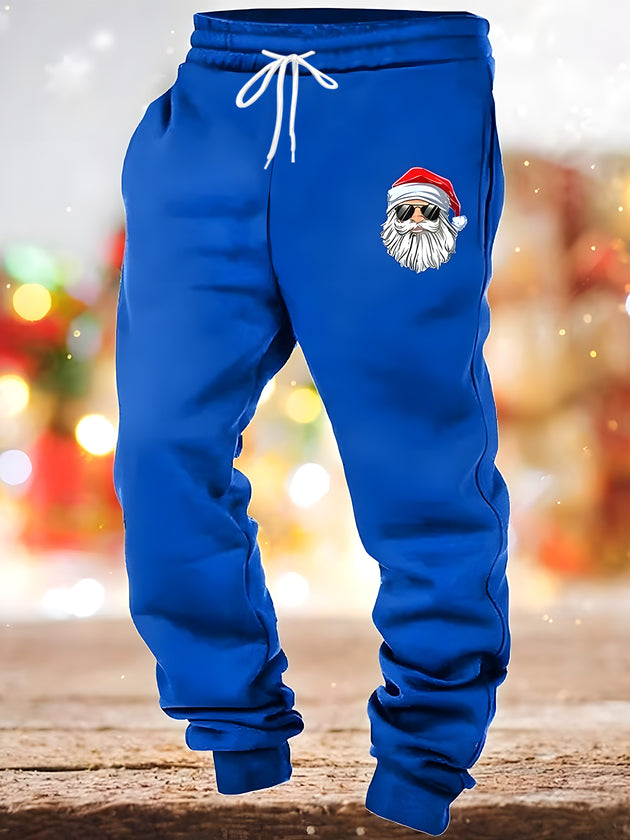 men's festive casual pants side view