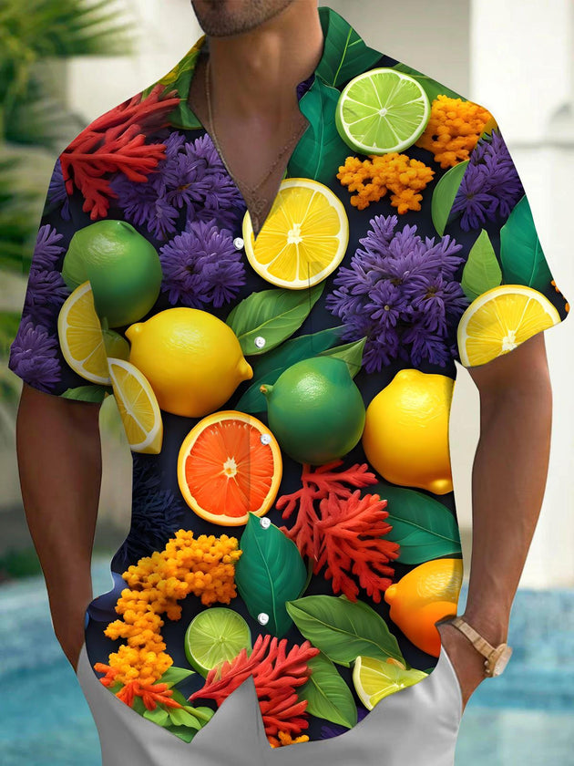 men's shirt front view