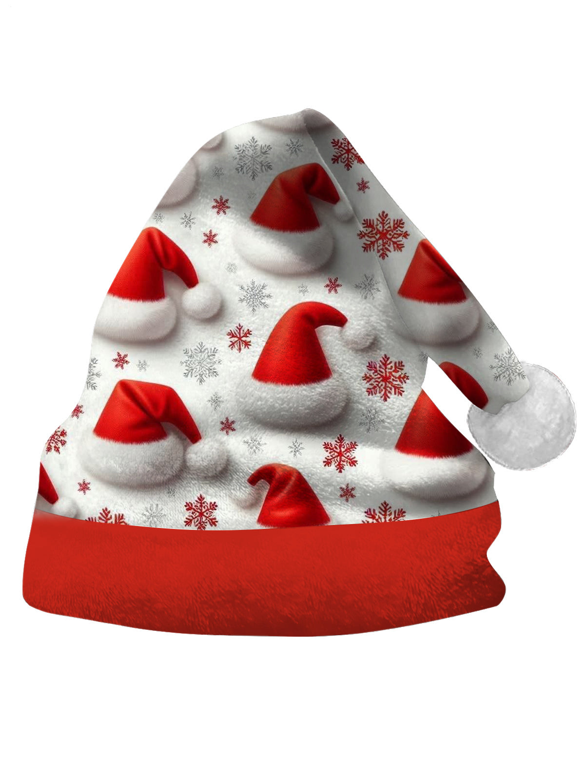 Men's Print Christmas Hat