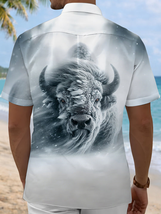 men's pocket shirt back view