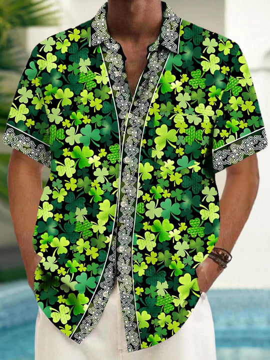 men's shirt front view