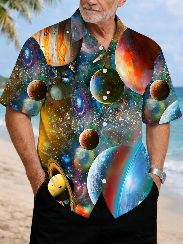 men's shirt front view