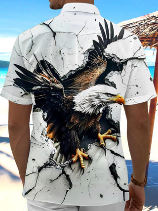 men's patriotic shirt back view