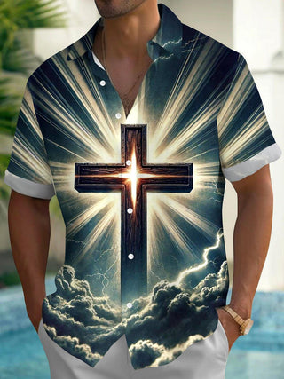 men's shirt front view