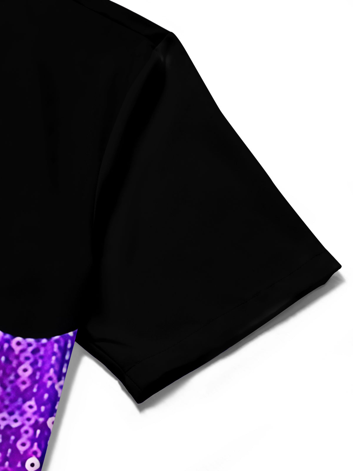 Mardi Gras Print Men's Pocket Short Sleeve Shirts