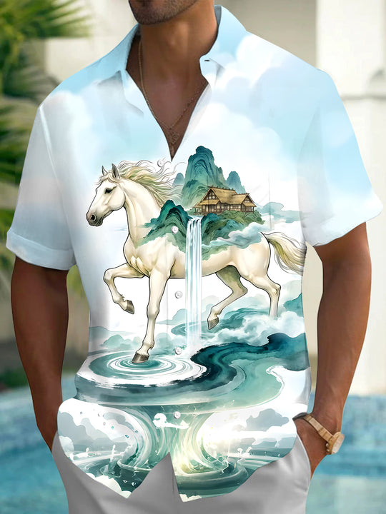 men's shirt front view