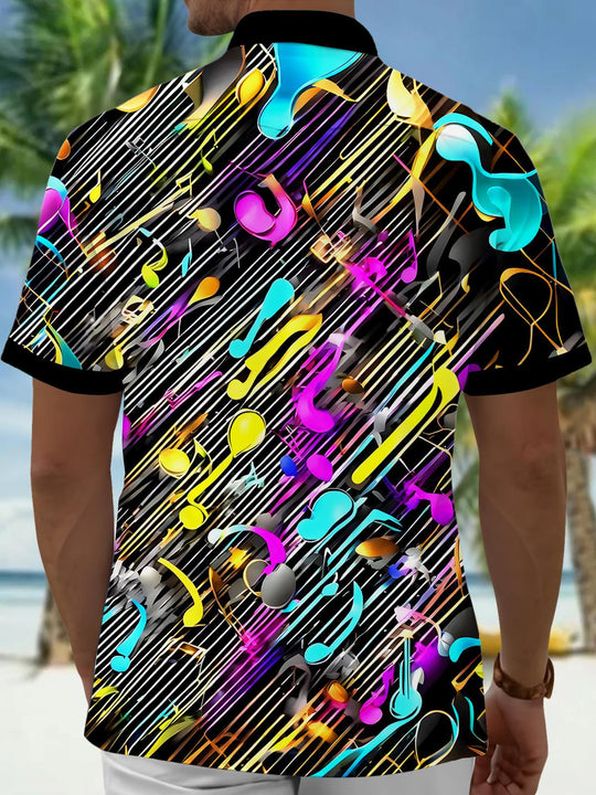 men's tye dye shirt back view
