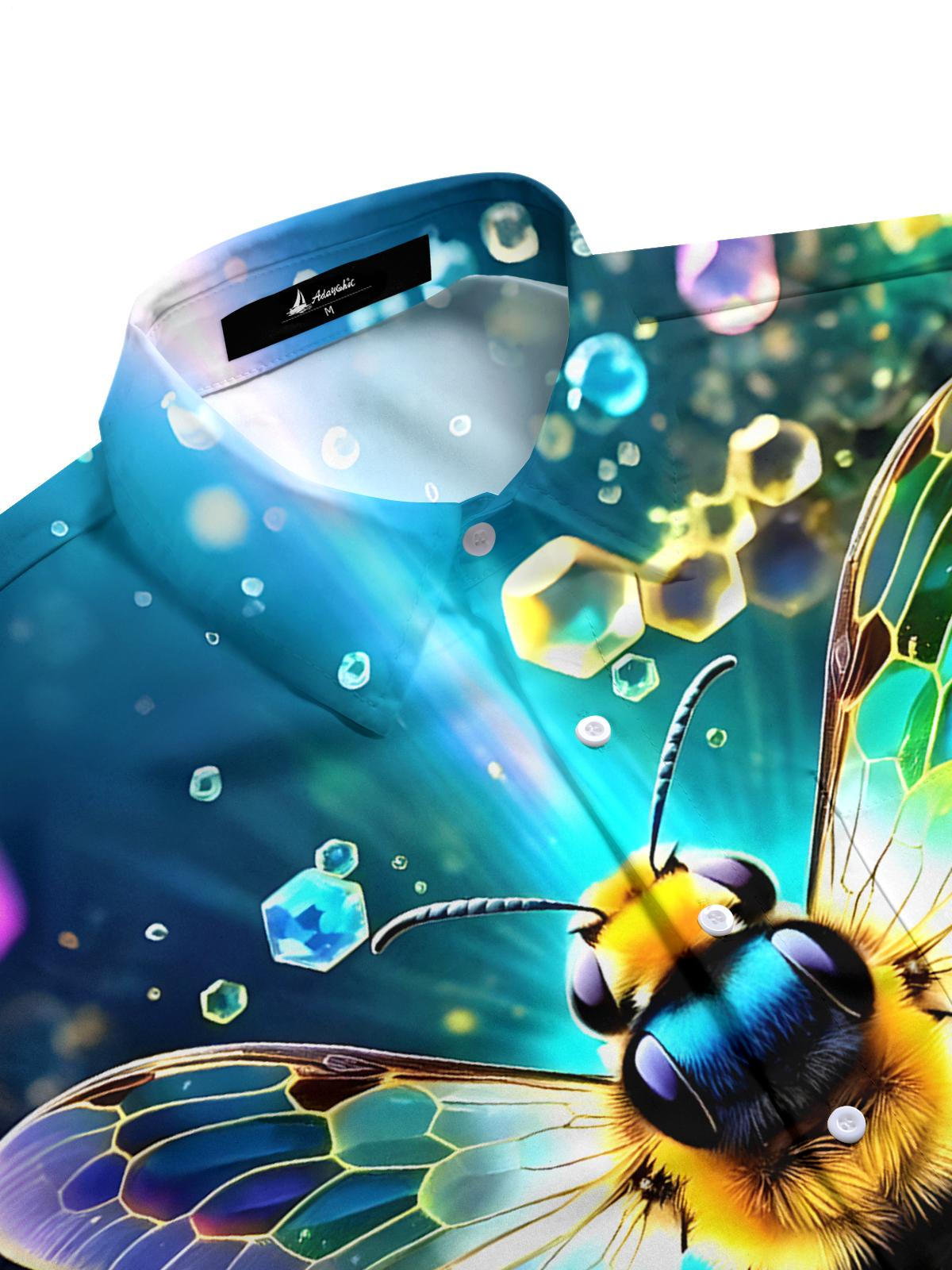 Bee Men's Pocket Short Sleeve Shirts