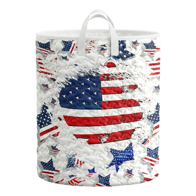 Men's red white blue star patterned shirt lifestyle scene for vacation Independence Day view 24