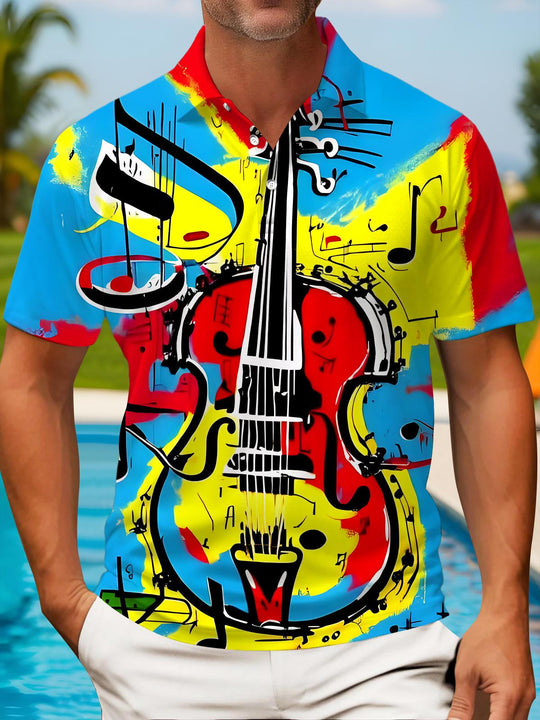 men's tie dye shirt front view