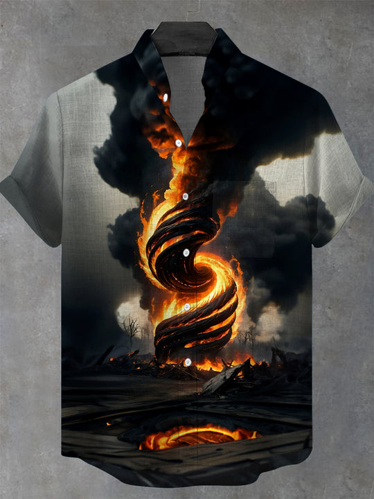 men's shirt front view