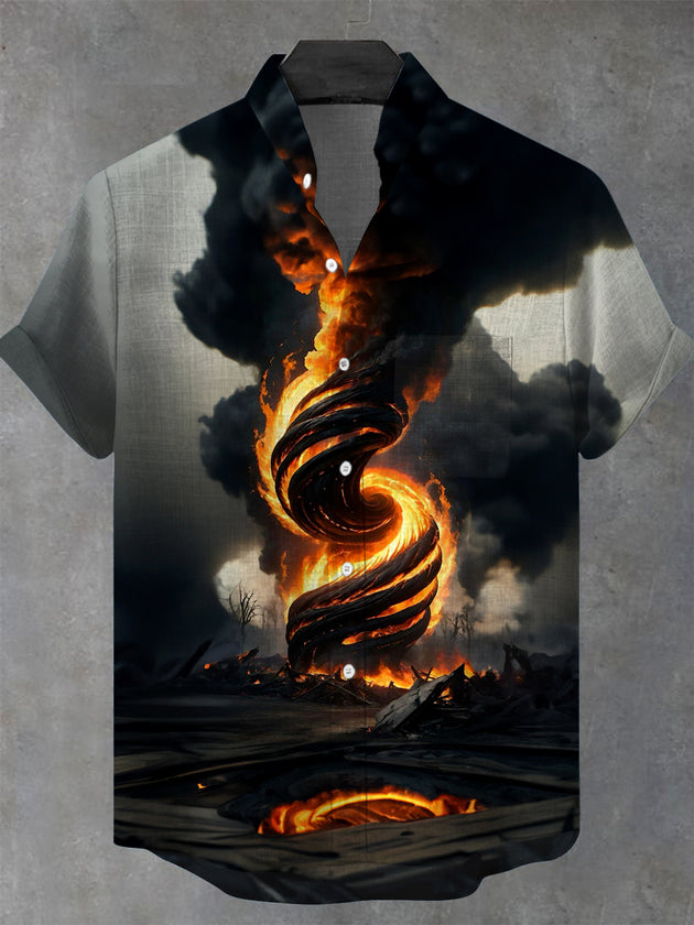 men's shirt front view
