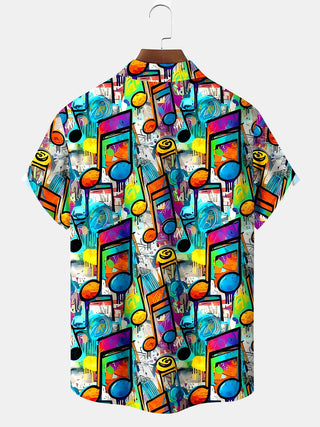 men's tye dye shirt back view