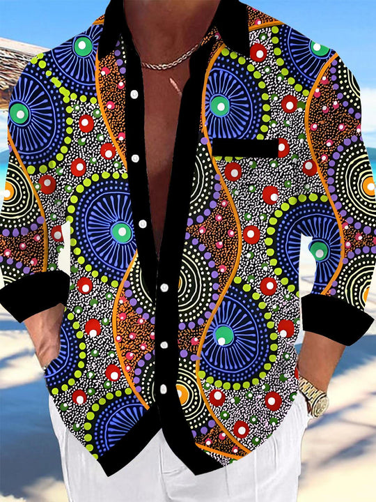 men's shirt front view