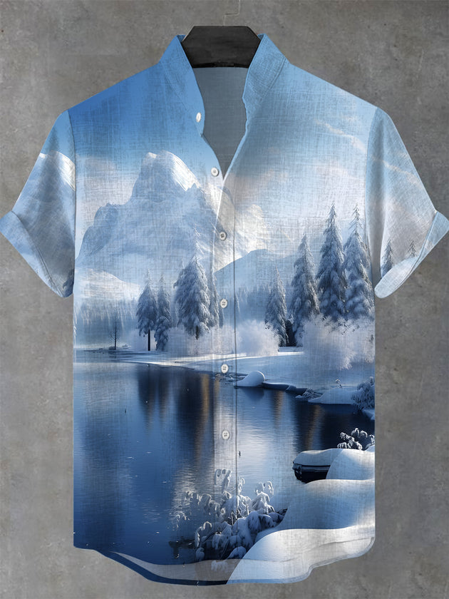men's shirt front view