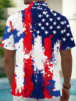 men's pocket shirt back view