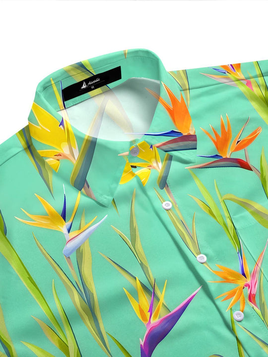 men's tropical shirt side view