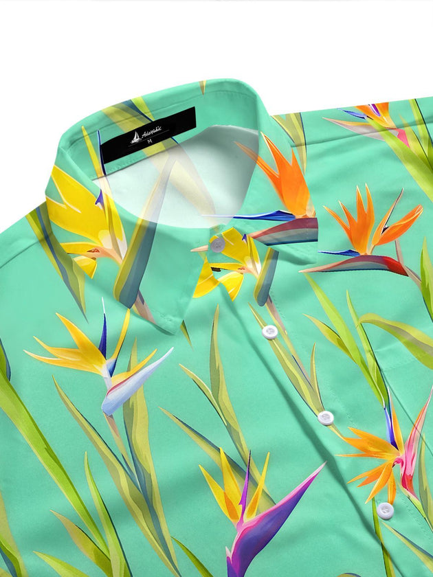 men's tropical shirt side view