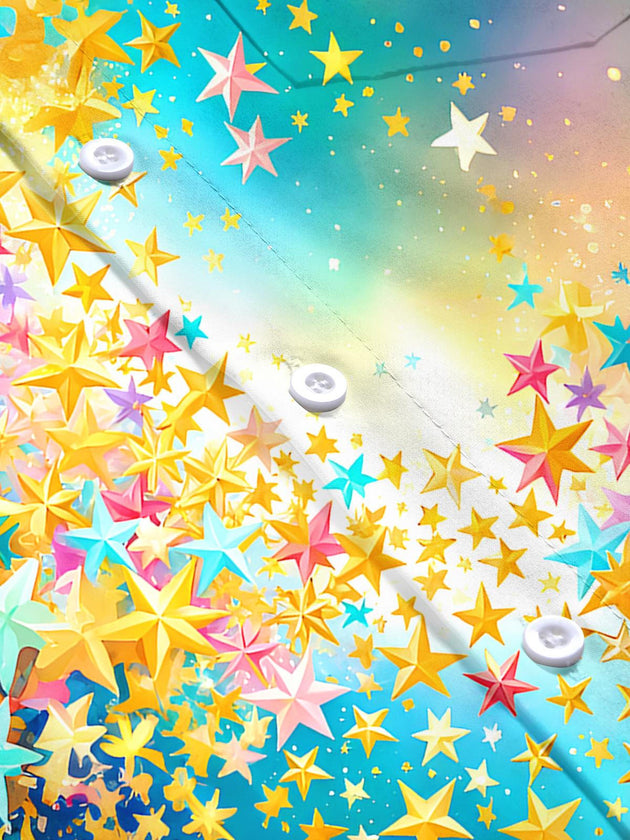 men's tie dye long sleeve flat lay shirt