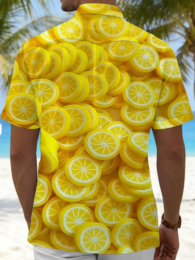 men's pocket shirt back view