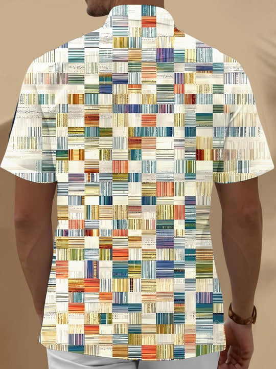 men's pocket shirt back view