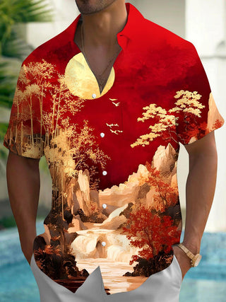 men's shirt front view