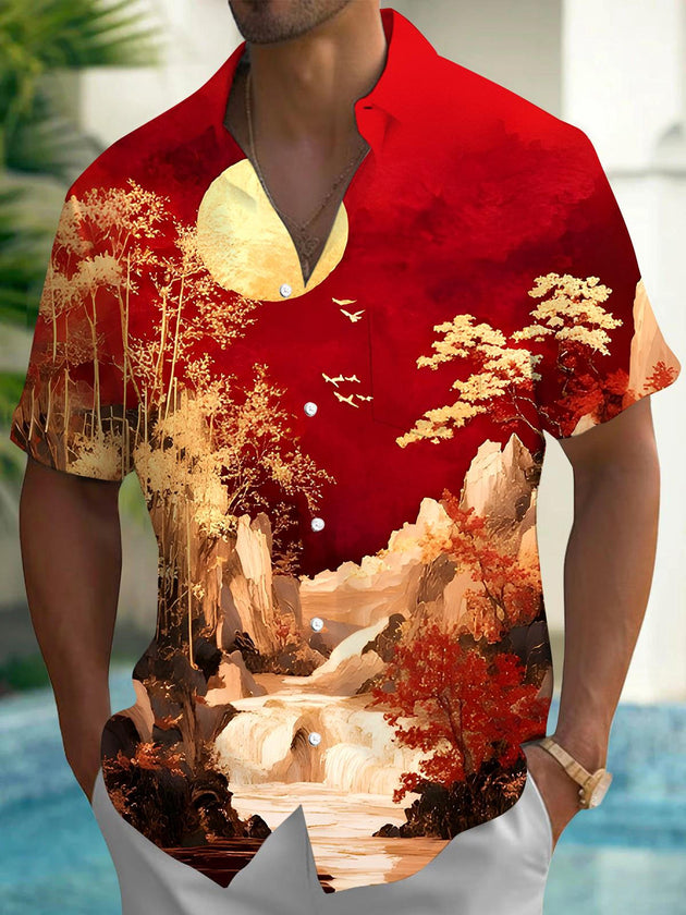 men's shirt front view