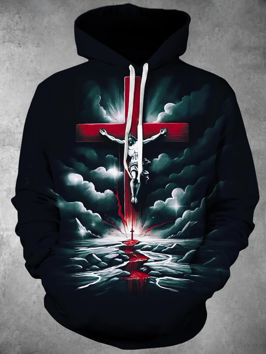 men's graphic sweatshirt shirt front view