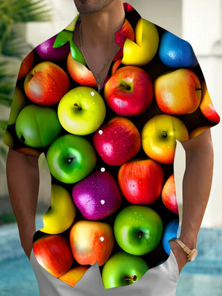 men's short sleeve pocket shirt front view