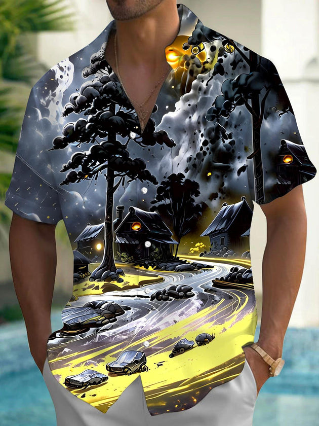 men's shirt front view