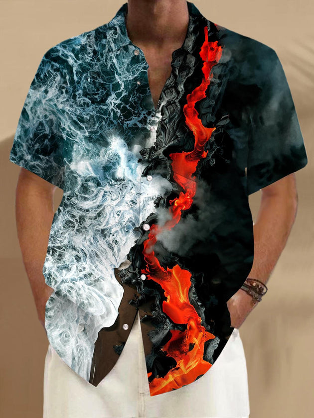 men's shirt front view