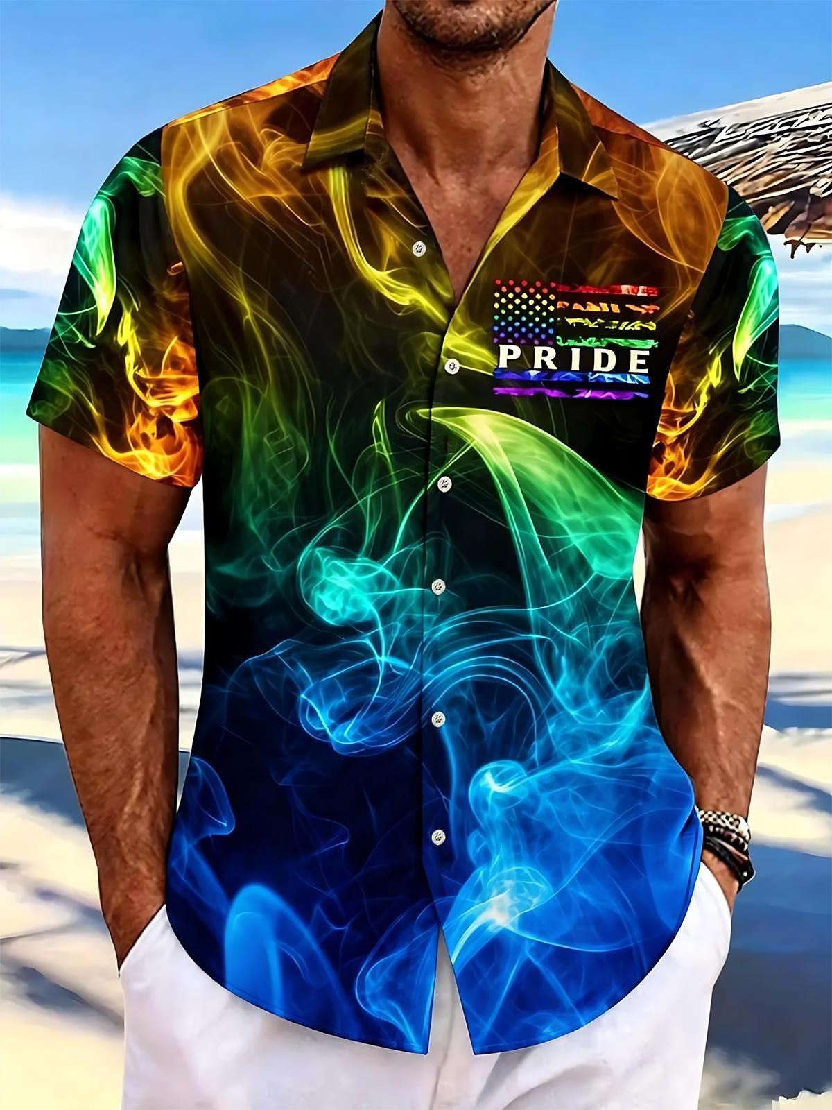 men's shirt front view