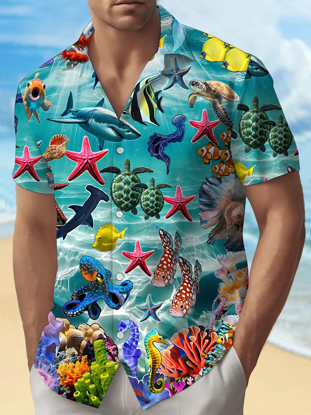 men's shirt front view