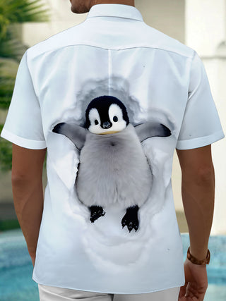 men's pocket shirt back view
