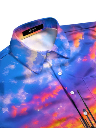 men's tropical shirt side view