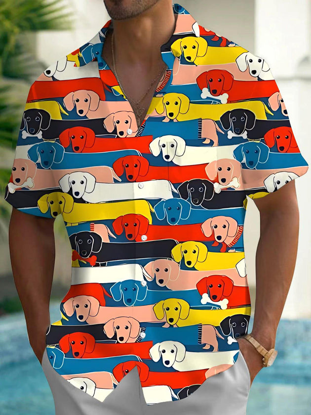 men's shirt front view