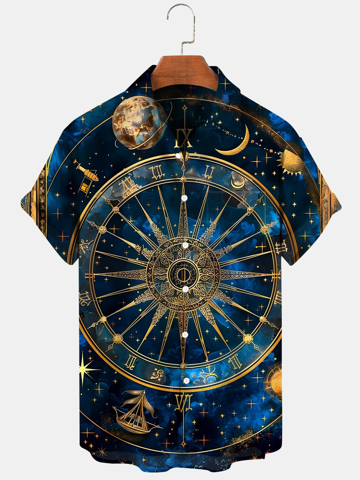 Universe Men's Pocket Short Sleeve Shirts