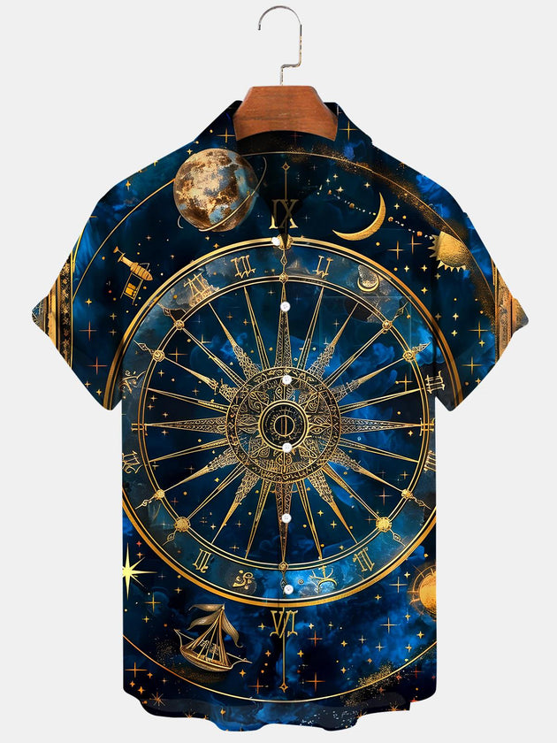 men's shirt front view