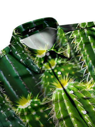 men's southwestern pattern shirt side view