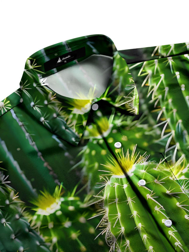men's southwestern pattern shirt side view