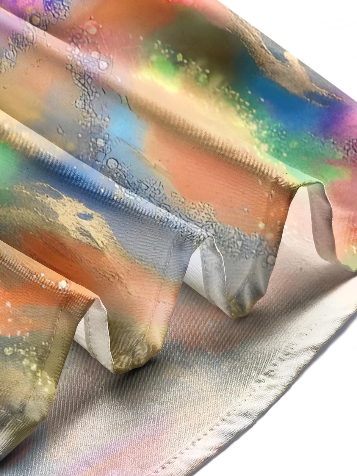 Abstract Men's Pocket Short Sleeve Shirts