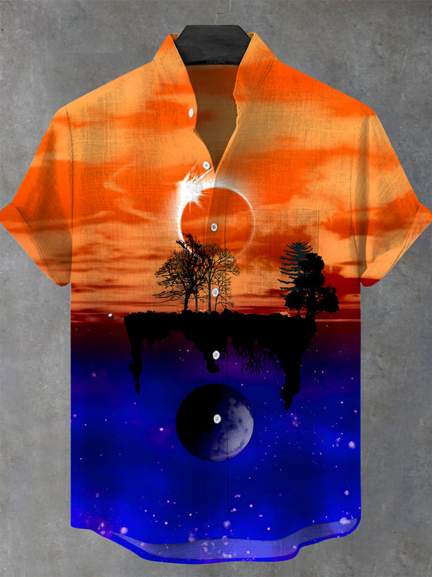 men's shirt front view