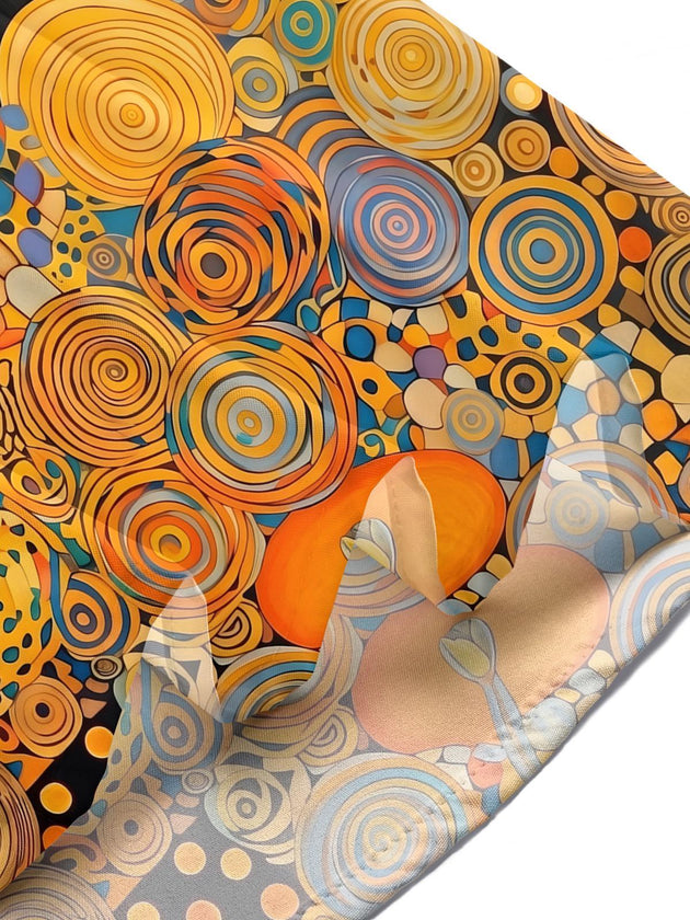 men's abstract print shirt summer vacation