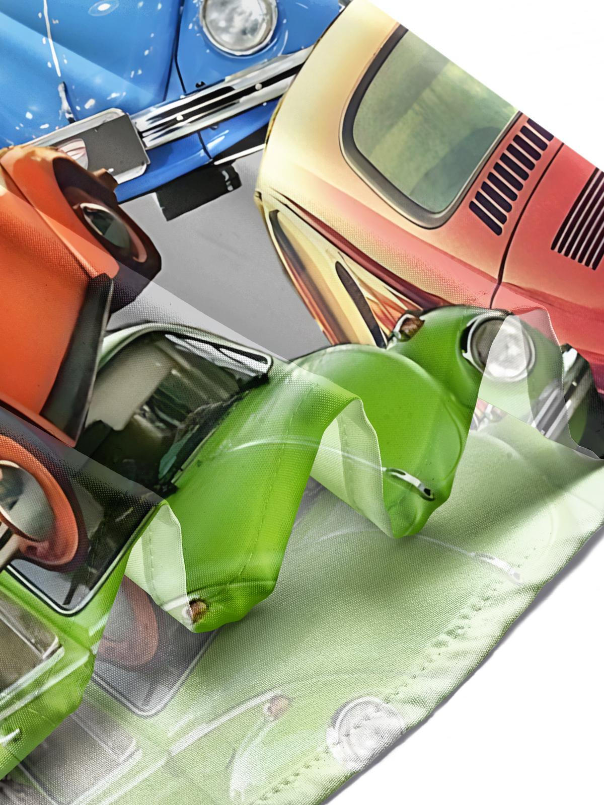 Car Print Men's Pocket Short Sleeve Shirts