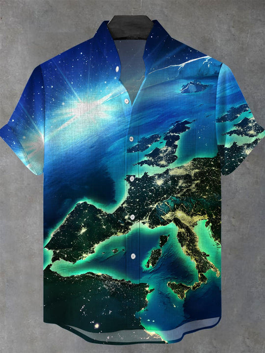 men's shirt front view