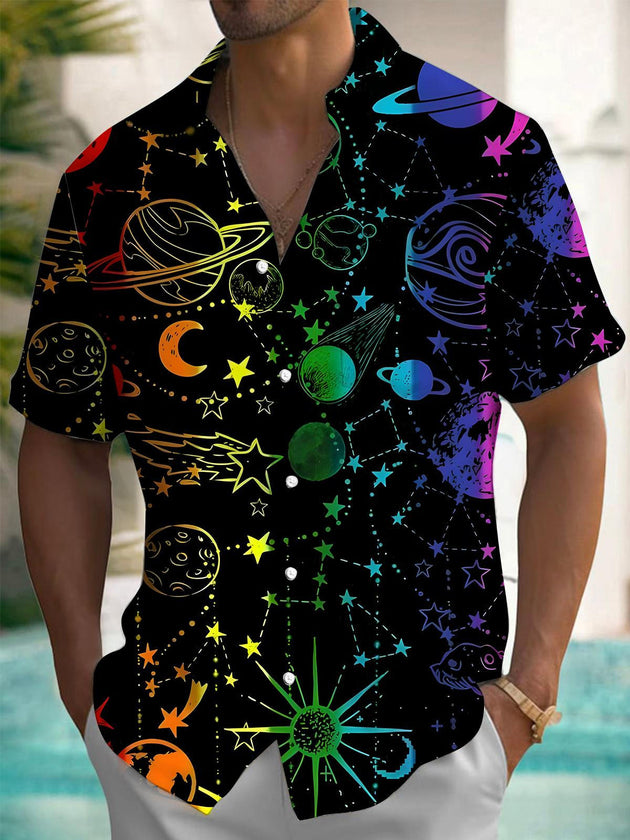 men's pocket shirt back view