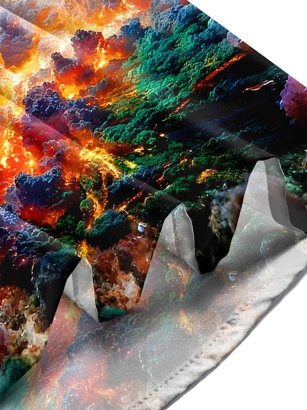 men's printed shirt summer vacation