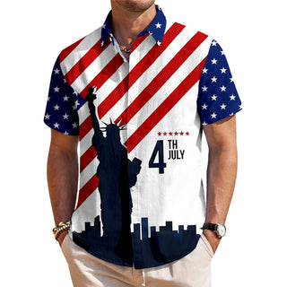 men's casual shirt Independence Day view 12