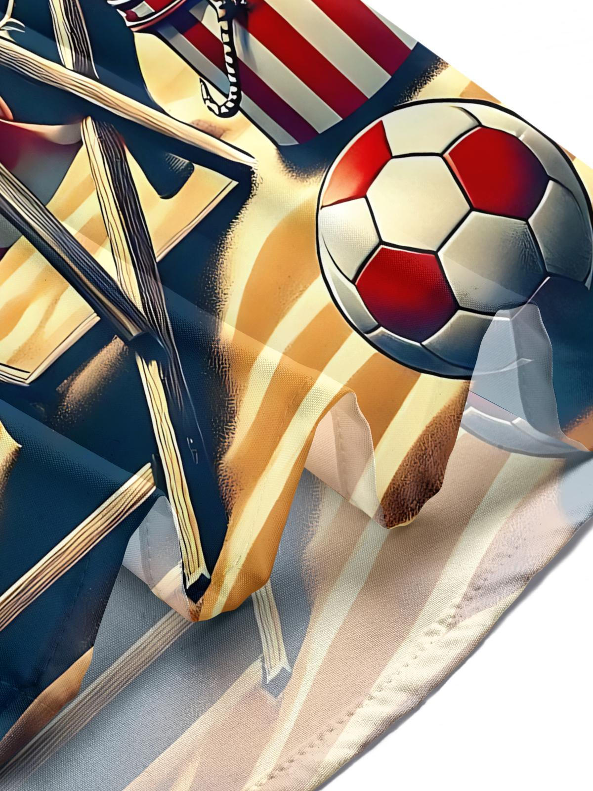 Beach Sunset Print Men's Pocket Short Sleeve Shirts