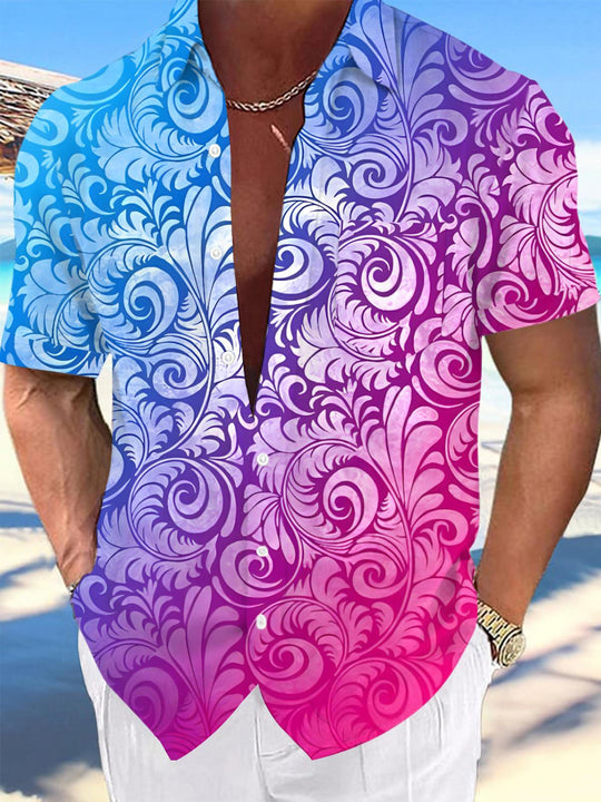men's vintage style shirt front view